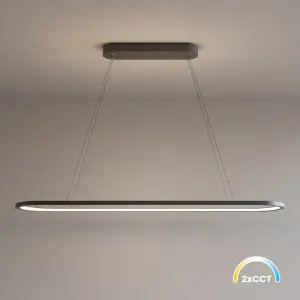 Lampa wisząca Saturno 30W LED CCT Czarny ML2957 Milagro