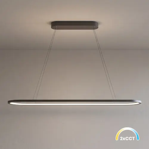 Lampa wisząca Saturno 30W LED CCT Czarny ML2957 Milagro