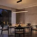 Lampa wisząca Saturno 30W LED CCT Czarny ML2957 Milagro