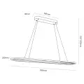 Lampa wisząca Saturno 30W LED CCT Czarny ML2957 Milagro