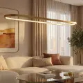 Lampa wisząca Saturno 30W LED CCT Złoty ML2958 Milagro