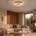 Lampa sufitowa Piattino 30W LED CCT Beżowy ML2966 Milagro