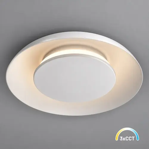 Lampa sufitowa Piattino 15W LED CCT Biały ML2938 Milagro