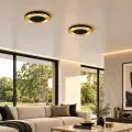 Lampa sufitowa Piattino 15W LED CCT Czarno-złoty ML2940 Milagro