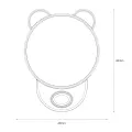 Lampka Nocna Bear Wtykowa 1,2W 2CCT Niebieski EKW0088 Eko-Light