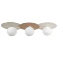 Lampa sufitowa Carter 3xE14 Biały + Natural MLP0228 Milagro