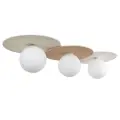 Lampa sufitowa Carter 3xE14 Biały + Natural MLP0228 Milagro