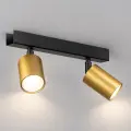 Lampa sufitowa Hudson 2xGU10 Czarno-Złoty MLP0258 Milagro