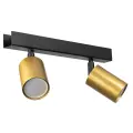 Lampa sufitowa Hudson 2xGU10 Czarno-Złoty MLP0258 Milagro