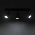 Lampa sufitowa Hudson 3xGU10 Czarno-Złoty MLP0259 Milagro