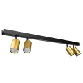 Lampa sufitowa Hudson 4xGU10 Czarno-Złoty MLP0260 Milagro
