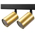 Lampa sufitowa Hudson 4xGU10 Czarno-Złoty MLP0260 Milagro