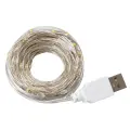 Lampki Drucik 100LED 10m 2700K USB-A EKSW2734 Eko-Light