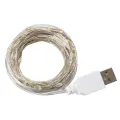Lampki Drucik 200LED 20m 2700K USB-A EKSW2735 Eko-Light