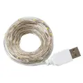 Lampki Drucik 200LED 20m 2700K USB-A EKSW2735 Eko-Light