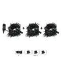 Lampki Choinkowe 200LED 10m 2000K + 6000K Flash IP44 Łączone Max 3 Zestawy EKSW2739 Eko-Light