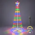 Choinka LED 1,5m 205LED 3000K + RGB IP44 Biały EKSW2924 Eko-Light