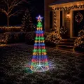 Choinka LED 1,5m 205LED 3000K + RGB IP44 Biały EKSW2924 Eko-Light
