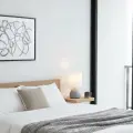 Lampka nocna Sabrina 1xE14 Szary ML2772 Milagro