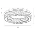 Lampa sufitowa Deluxe 53cm 24W LED ML2783 Milagro
