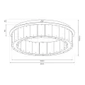 Lampa sufitowa Kingdom 53cm 24W LED ML2788 Milagro