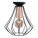 Lampa sufitowa WILL BLACK 1xE27 | MLP4189 Milagro