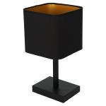 Lampka stołowa NAPOLI BLACK/GOLD 1xE27 | ML6369 Milagro