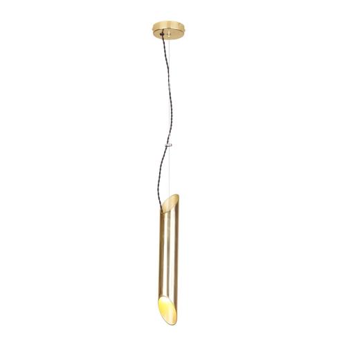 Lampa wisząca w kolorze złotym LIBRA 1xE14 | MILAGRO BY MACIEJ ZIEŃ
