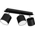 Lampa sufitowa z trzema ruchomymi reflektorkami DIXIE czarna 3xGX53 MLP7601 Milagro
