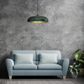Lampa wisząca LINCOLN GREEN/GOLD 1xE27 | MLP7900 Milagro
